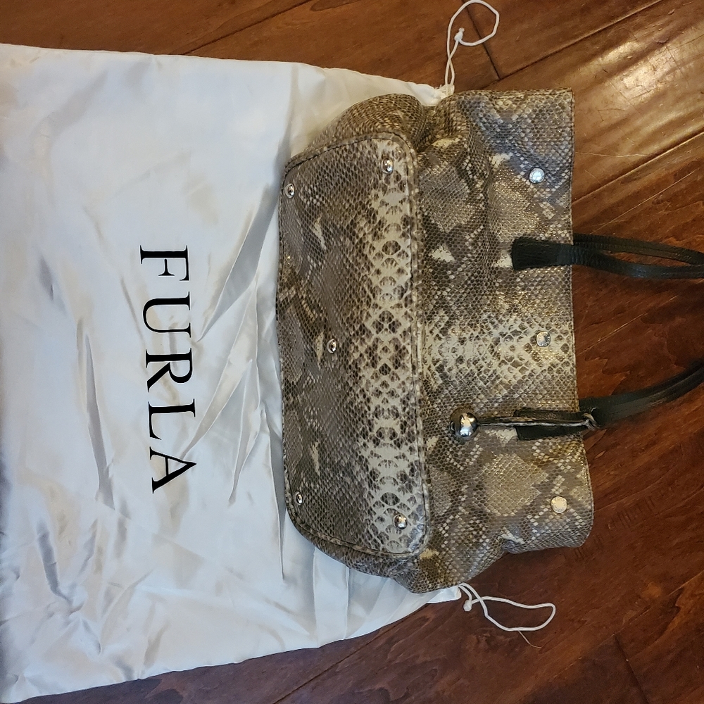 Snake skin Furla Tote